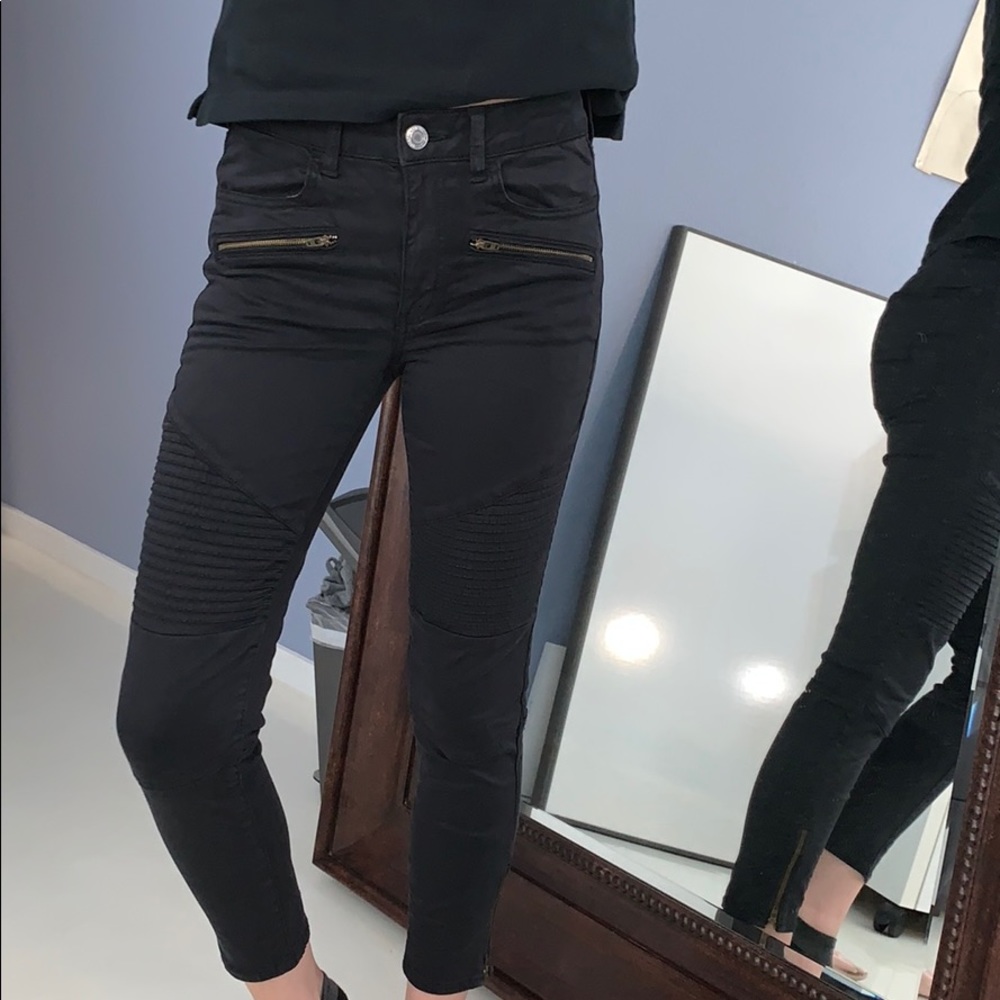 black american eagle pants, worn once